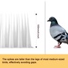 OFFO Bird Spikes Pigeon Outdoor Spikes for Cat Keep Birds