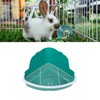Small Animal Litter Box Fanshaped Rabbit Corner Toilet Box Potty