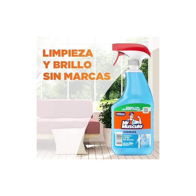 Mr. Músculo Vidrios, Gatillo 650mL