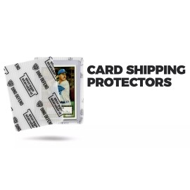 Trading Card Shipping Protectors 110 Pack 3.5'' x 4.5'' Flats for Card Breakers