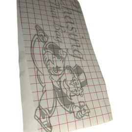 Chasing that bag decal sticker Decorative:_7in_Black