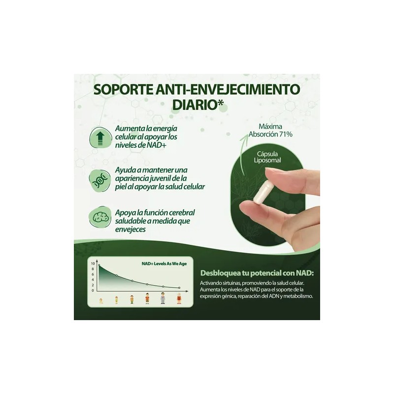Windboss Nad Capsules 100 Cápsulas Suplemento