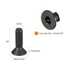 QUARKZMAN #4-40x3/8 Inch Flat Head Socket Cap Screws 10.9 Degree