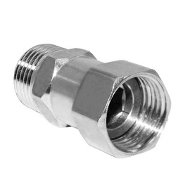 Beduan Stainless Steel 1/2"G Male Flexible Movable Connector for Angled Valve, Bidet, Sprayer, Shower Arm(Thread ID/OD is 19.8MM/3/4")
