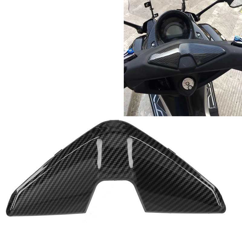 Motorcycle Front Mask Cover Trim Carbon Fiber Style Fit for