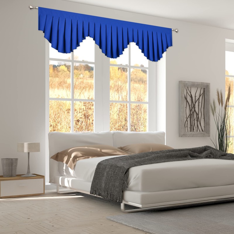 OYRING Klein - Cenefas de cortina opacas para ventanas, cenefas