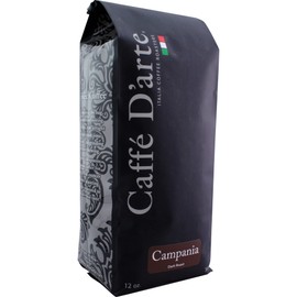 Caffe D'arte Campania Ground Coffee, 12 Ounce