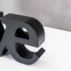 levandeo Love Home Relax Lettering Black MDF Letters Wooden Decorative