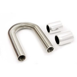 Racing Power Company R7304 24" Stainless Steel Radiator Hose Kit with Polished Ends