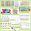 Poen 212 Pcs Insects Party Favors Set Include Cup Straw