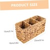 ULTECHNOVO Multi Grid Woven Storage Basket Organizer for Bathroom Home