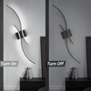 CANEOE Modern Wall Sconce Set of Two with Remote Control,