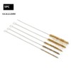 10PCS 청소 브러쉬 스테인레스 스틸 황동 파이프 실린더 와이어 브러시