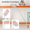 JSCARLIFE Microfiber Duster Brush,Feather Duster Extendable Duster with Extra Long