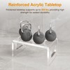 Royalcraft 7'' Tall Acrylic Toilet Stool, Modern Non-Slip Potty Stool
