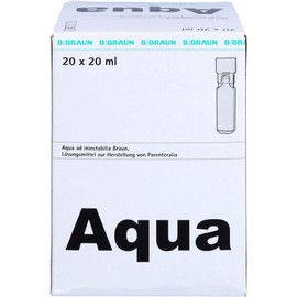 Aqua Ad Injectabilia Miniplasco Connect Inj.-Lsg., 20 x 20 ml