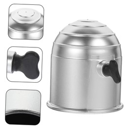 Gatuida Tow Bar Ball Cover Hitch Ball Cap Trailer Hitch Ball Protector Universal Fit Easy to Use Silver