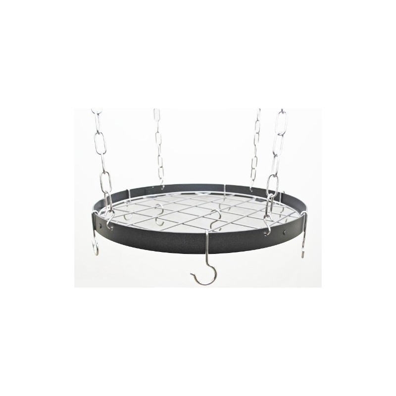 Rogar International Corporation 8015 Round Pot Rack with Grid in