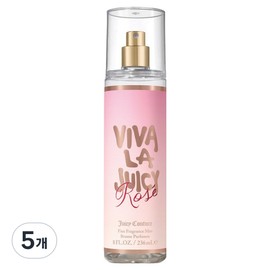 Juicy Couture Viva La Juicy Rosé Fine Fragrance Mist, 236ml, 5 pcs / 쥬시꾸뛰르 비바 라 쥬시 로제 파인 프래그런스 미스트, 236ml, 5개