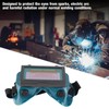 MUNEFE Welding Goggles, Welder Eye Protective Glasses, Auto Darkening Welding
