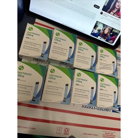 One Touch Ultra 100ct OneTouch ULTRA TEST STRIPS free ship Exp  2026 Dings