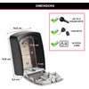 MASTER LOCK Extra Large Key Safe Wall Mounted, XL 106