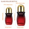 WIKNOW 3PCS 50ml /30ml Roller Glass Bottles for Essential Oils