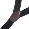 [DeeRace] Men's Button End Suspender - Adjustable Elastic Y-Shaped Tuxedo