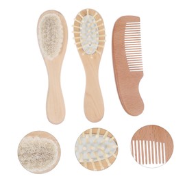 VICASKY Baby Scalp Brush Set 1 Set Baby Hair Brush for Newborns Scalp Massager Hair Cleaning Brush Soft Bristles