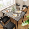 CABIHOME Dining Table Set for 4 with Cushion Chairs, 5