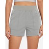 MAGCOMSEN Womens Hiking Shorts with Pockets 4" High Waisted Golf