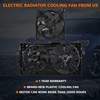 everpartstorecs For 2006-2011 Honda Civic 1.8L Electric Radiator Condenser Cooling