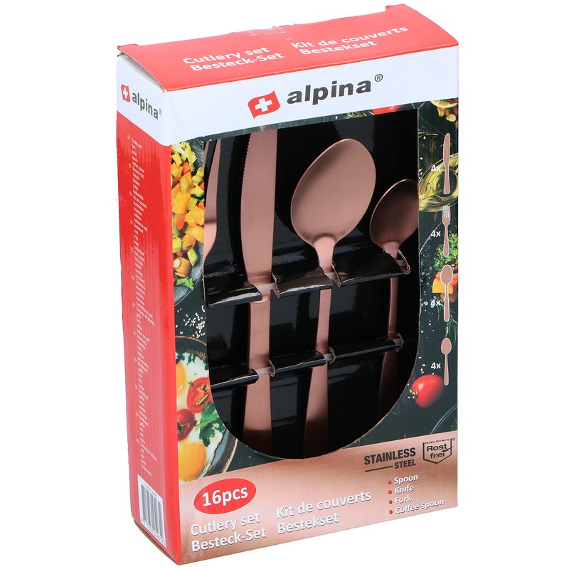Alpina Cutlery Set - 16 Pieces - 4 People -
