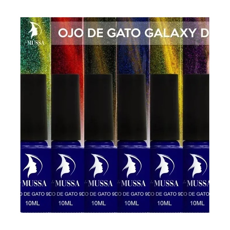 Lé Mussa Set Esmalte Semipermanente Marca Mussa Ojo De Gato