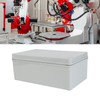 Power Junction Box with Mounting Plate ABS Plastic DIY Electrical