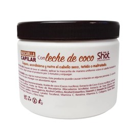 Kolor Shot Mascarilla Capilar Con Leche de Coco Repara, acondiciona y Nutre el Cabello Seco, teido o maltratado 500g                                  