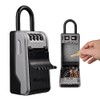 Master Lock 5480EURD Key Safe with New Innovative Design, Shackle, Large Capacity, High Security, Grey, Extra Large