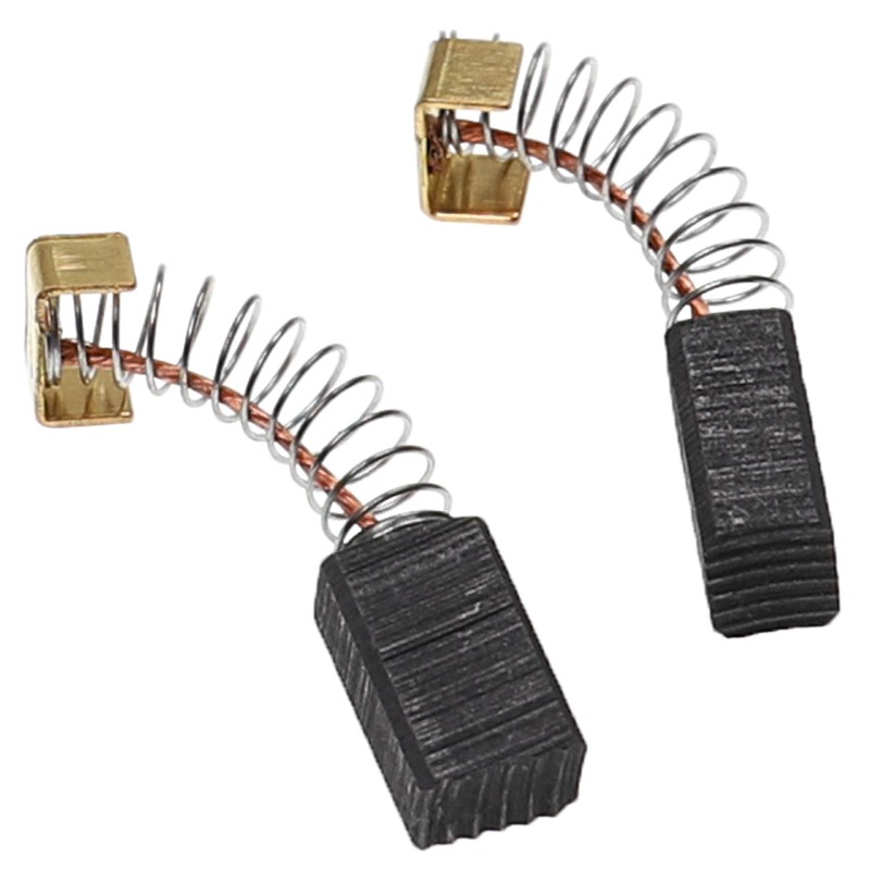 vhbw 2 x Carbon Brushes Motor Carbon Abrasive Carbon 6