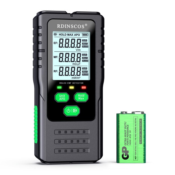 EMF Detector, Detect All 3 Types of Electromagnetic Radiation Field