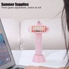 Pink USB Neck Fan Mini Portable Desktop Foldable Fan for