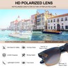 CARFIA Retro Polarized Sunglasses For Men UV400 Protection Square Arrow