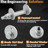 MEMOEO Camber Adjusting Camber Bolt Kit 48409-34041 48190-34010 Compatible with