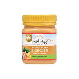 Tranzalpine Organic White Clover Honey with Ginger, 8.8 Ounces (Pack Of 1)