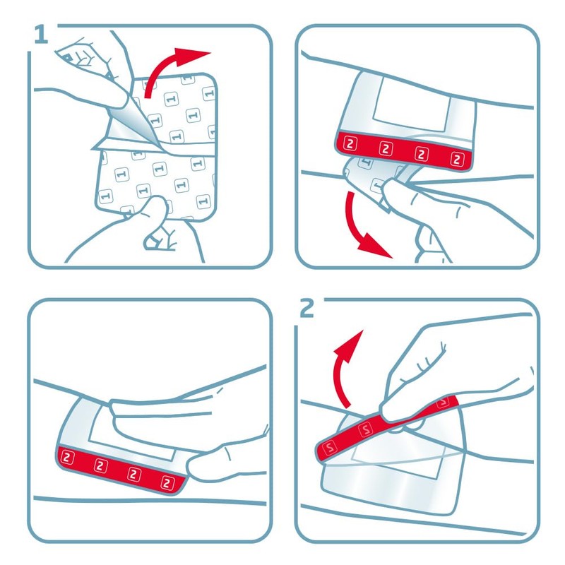Leukomed T plus skin sensitive, 8cm x 10cm, 5 pezzi