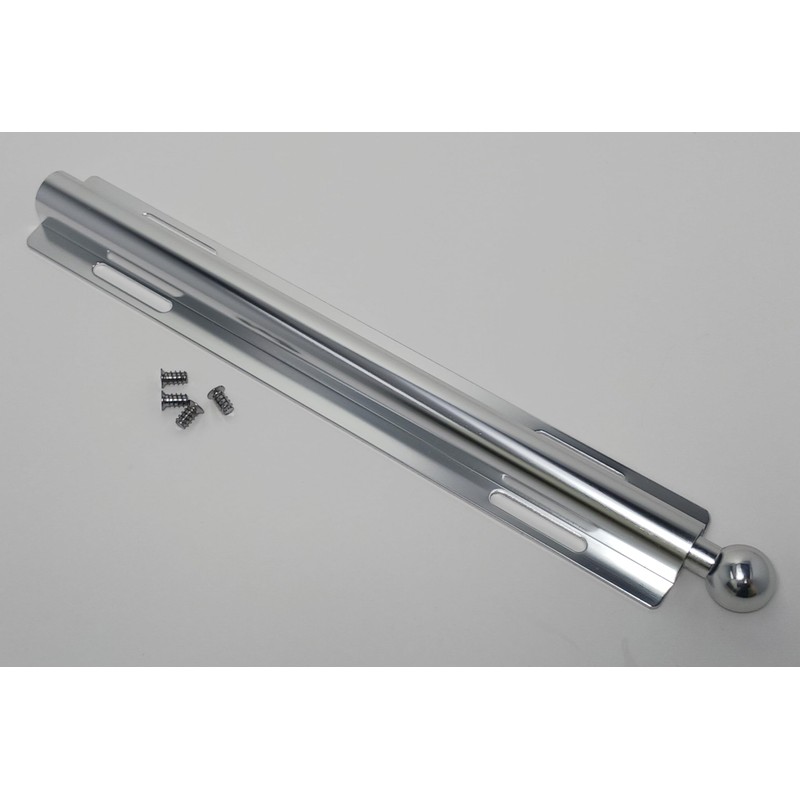 12-Inch Long Expendable and Reversible Pullout Closet Wardrobe Valet Rod