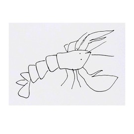 Azeeda 'Hummer Meer Kreatur' Temporäres Tattoo - Hautfreundlicher & Ungiftiger Abziehbild · Wasserfest (TO00043650)