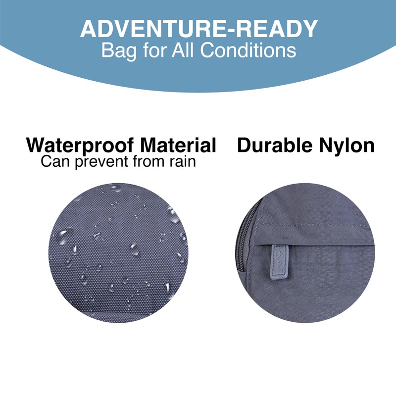 Spirit - Nylon Waterproof Backpack - Lightweight Rucksack with Multiple