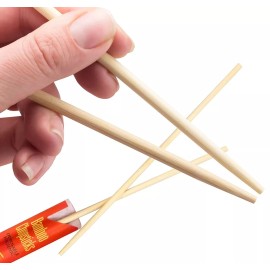 FOH NEW 9-1/2" Bamboo Chopsticks Set (Bag Of 100) Front Of The House Disposable 1099