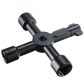 llave universal multifunción de 4 vías, llaves eléctricas de gabinete de gas, llave cruzada para medidor de gas, llave eléctrica de agua, medidor de gas, armario de apertura