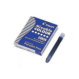 Pilot 3 Packs of 6 Cartridges for Parallel Fountain Pen Blue